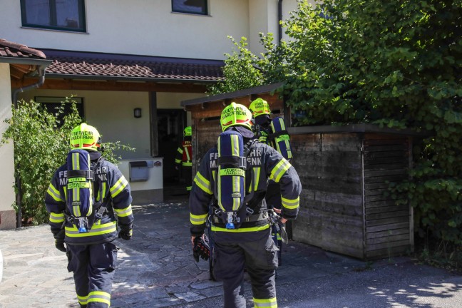 Kleinbrand in einem Wohnhaus in Marchtrenk rasch gelscht