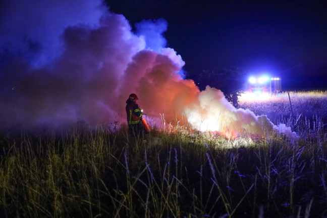 Flurbrand in Wels-Neustadt sorgt fr Einsatz der Feuerwehr