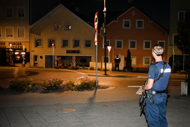 Schüsse aus Schreckschusspistole sorgten für Großeinsatz der Polizei in Ried im Innkreis