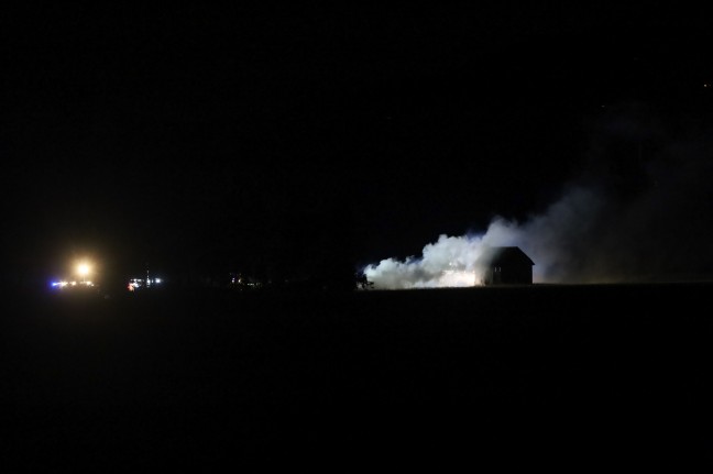 Vollbrand eines kleineren Stadels in Micheldorf in Obersterreich