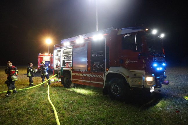 Vollbrand eines kleineren Stadels in Micheldorf in Oberösterreich