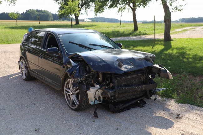 Heftiger Kreuzungscrash zweier PKW in Sipbachzell