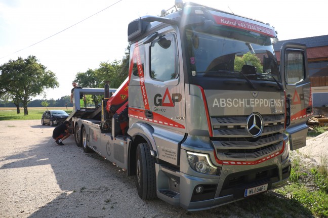 Heftiger Kreuzungscrash zweier PKW in Sipbachzell