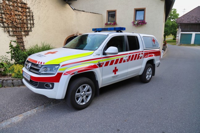 Angeblich schwerer Verkehrsunfall in St. Oswald bei Freistadt endete glimpflich