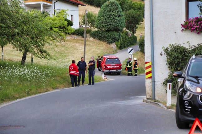 Angeblich schwerer Verkehrsunfall in St. Oswald bei Freistadt endete glimpflich