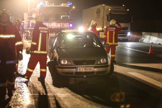 Verkehrsunfall auf der Westautobahn bei Vorchdorf endet glimpflich