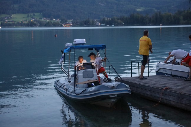 Taucheinsatz: Stand-Up-Paddler (23) im Wolfgangsee bei St. Wolfgang im Salzkammergut untergegangen