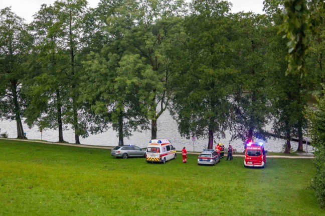 Schwimmer während Gewitter im Holzöster See bei Franking vermisst