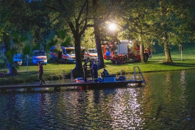 Schwimmer whrend Gewitter im Holzster See bei Franking vermisst