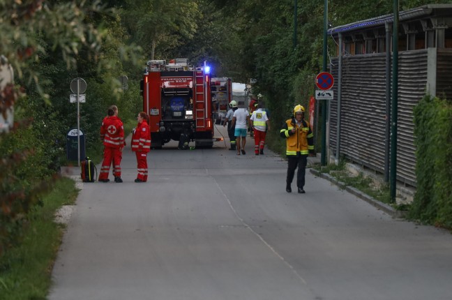 Chlorgasaustritt in Erlebnisbad in Wels-Lichtenegg sorgte fr Einsatz der Feuerwehr