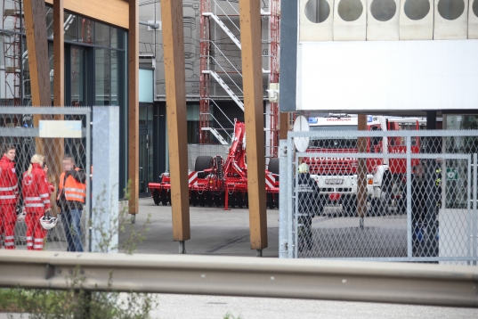 Fünf Feuerwehren in einem Grieskirchner Unternehmen im Einsatz