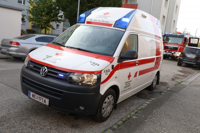 Kleinbrand in einer Wohnung eines Mehrparteienwohnhauses in Wels-Neustadt