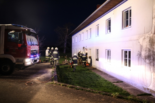 Brand in einem landwirtschaftlichen Objekt in Sipbachzell rasch unter Kontrolle
