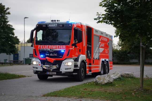 Chlorgasaustritt in einem Hallenbad in Leonding fhrte zu Einsatz zweier Feuerwehren
