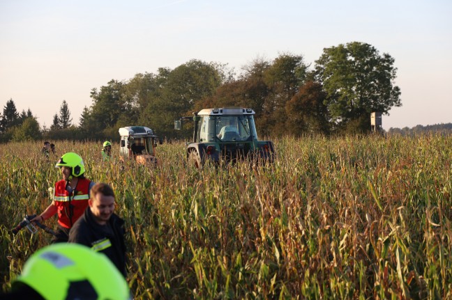 Kleinerer Brand an einem Traktor in Sipbachzell rasch unter Kontrolle