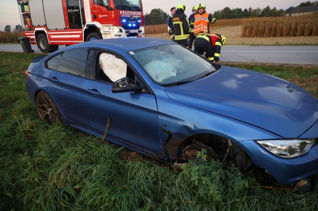 Verkehrsunfall in Gunskirchen fordert einen Leichtverletzten