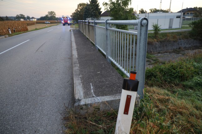 Verkehrsunfall in Gunskirchen fordert einen Leichtverletzten