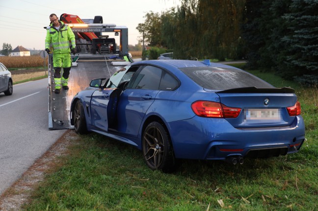 Verkehrsunfall in Gunskirchen fordert einen Leichtverletzten