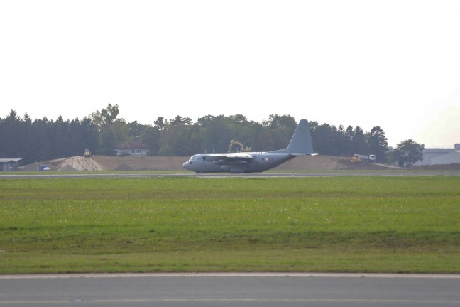 Start erneut abgebrochen: Weiter technische Probleme bei Bundesheer-Hercules in Hrsching