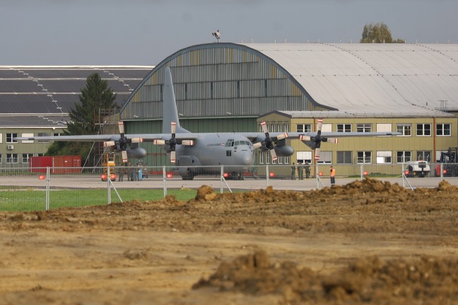 Start erneut abgebrochen: Weiter technische Probleme bei Bundesheer-Hercules in Hrsching