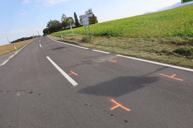 Auffahrunfall in einem Kreuzungsbereich in Wartberg an der Krems fordert drei Leichtverletzte