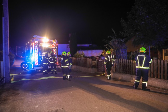 Schnelle Entwarnung bei Brandverdacht im Keller eines Einfamilienhauses in Marchtrenk