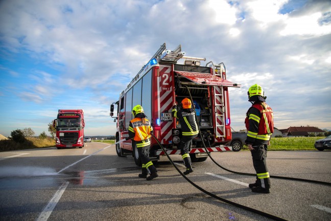 Verkehrsunfall mit Motorroller in Marchtrenk fordert einen Verletzten