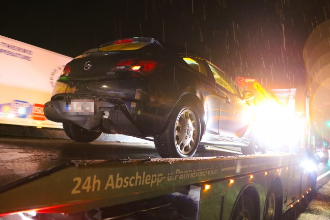 Auffahrunfall auf der Pyhrnpass Strae bei Sattledt sorgte fr Staus im Abendverkehr