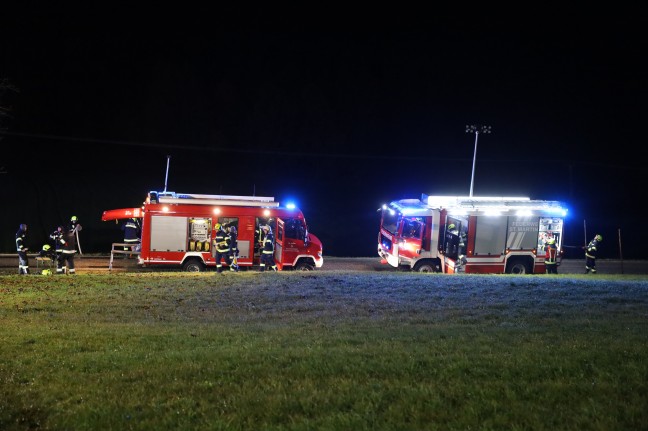 Fnf Feuerwehren bei Brand auf einem Bauernhof in St. Martin im Mhlkreis im Einsatz