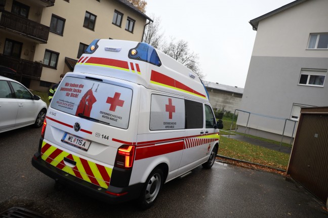 Dringende Trffnung bei alarmierter Personenrettung in Weikirchen an der Traun