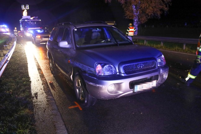 Schwerer Verkehrsunfall mit vier beteiligten PKW auf Rieder Strae in St. Marienkirchen am Hausruck