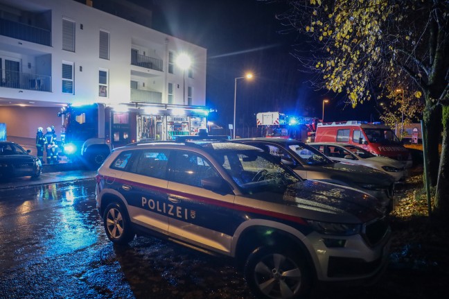 Angebranntes Kochgut in einem Mehrparteienwohnhaus in Gmunden fhrte zu Einsatz der Feuerwehr