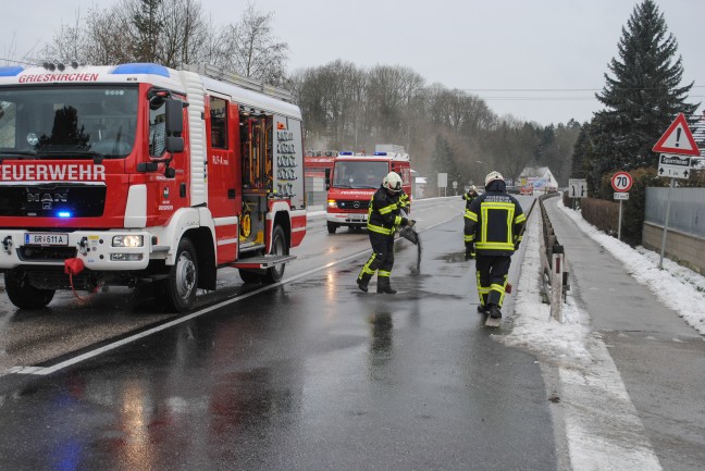 Verkehrsunfall auf der Innviertler Straße in Grieskirchen