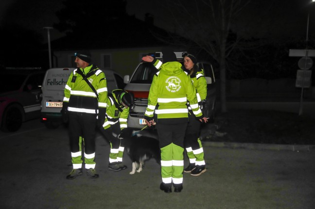 Groe Suchaktion nach abgngiger Person aus Alten- und Pflegeheim in Traun