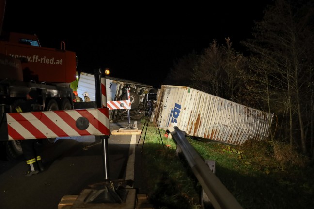 Tdlicher LKW-Unfall auf Innviertler Strae bei Riedau