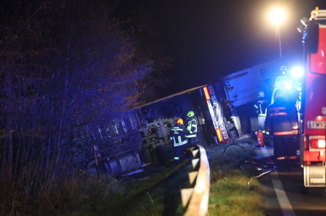 Tdlicher LKW-Unfall auf Innviertler Strae bei Riedau