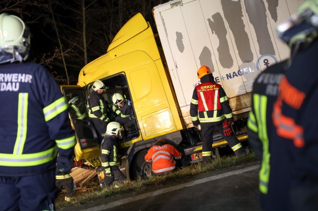 Tdlicher LKW-Unfall auf Innviertler Strae bei Riedau