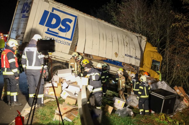 Tdlicher LKW-Unfall auf Innviertler Strae bei Riedau