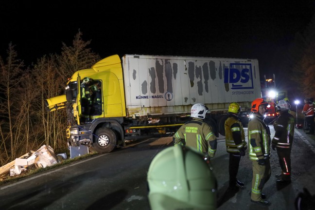 Tdlicher LKW-Unfall auf Innviertler Strae bei Riedau