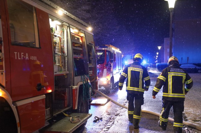 Brand in der Wohnung eines Mehrparteienwohnhauses in Grieskirchen