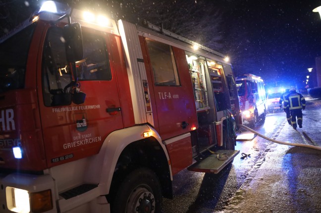 Brand in der Wohnung eines Mehrparteienwohnhauses in Grieskirchen