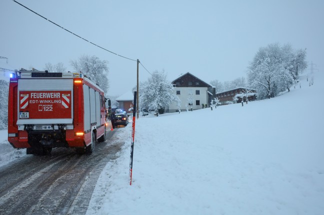 Brand in einem Wohnhaus in Edt bei Lambach fordert einen Verletzten