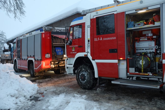 Brand in einem Wohnhaus in Edt bei Lambach fordert einen Verletzten