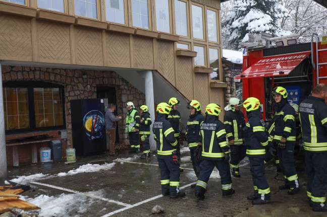 Brand im Heizraum eines Restaurants in Bad Schallerbach