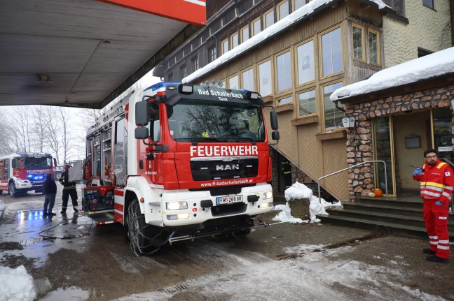 Brand im Heizraum eines Restaurants in Bad Schallerbach