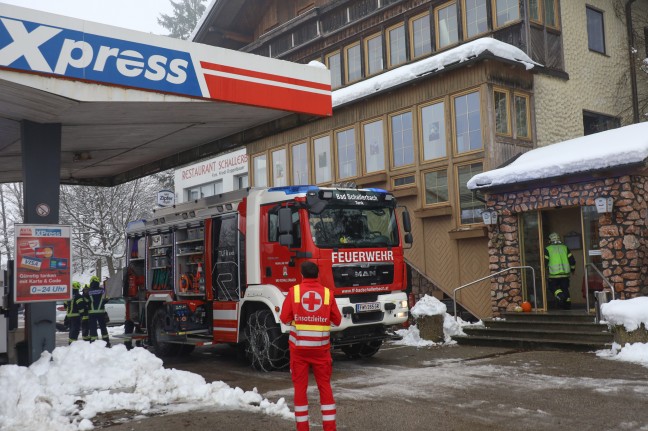 Brand im Heizraum eines Restaurants in Bad Schallerbach