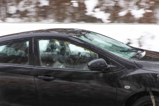 Autoberschlag in Altmnster endet entgegen erster Meldungen zum Glck glimpflich