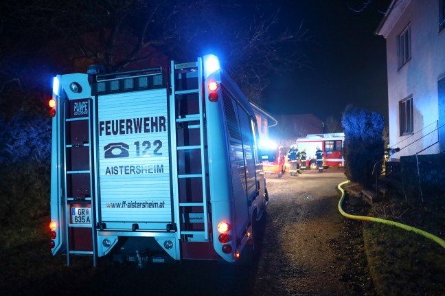 Brand bei einer Heutrocknungsanlage eines Stallgebudes in Hofkirchen an der Trattnach