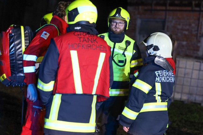 Brand bei einer Heutrocknungsanlage eines Stallgebudes in Hofkirchen an der Trattnach