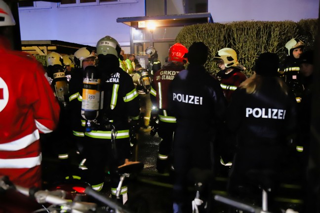 Kellerbrand in Linz-Dornach-Auhof rasch gelscht